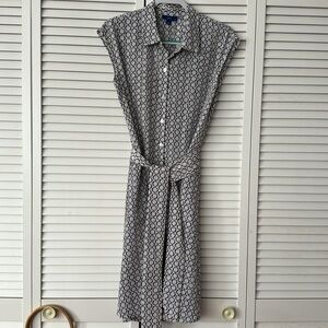 Black and White shirt dress